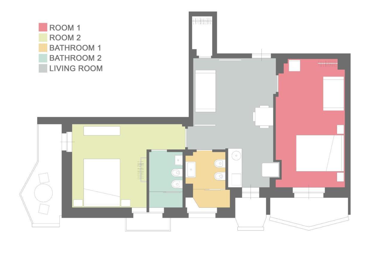 רומא Vintage Cipro Apartment מראה חיצוני תמונה